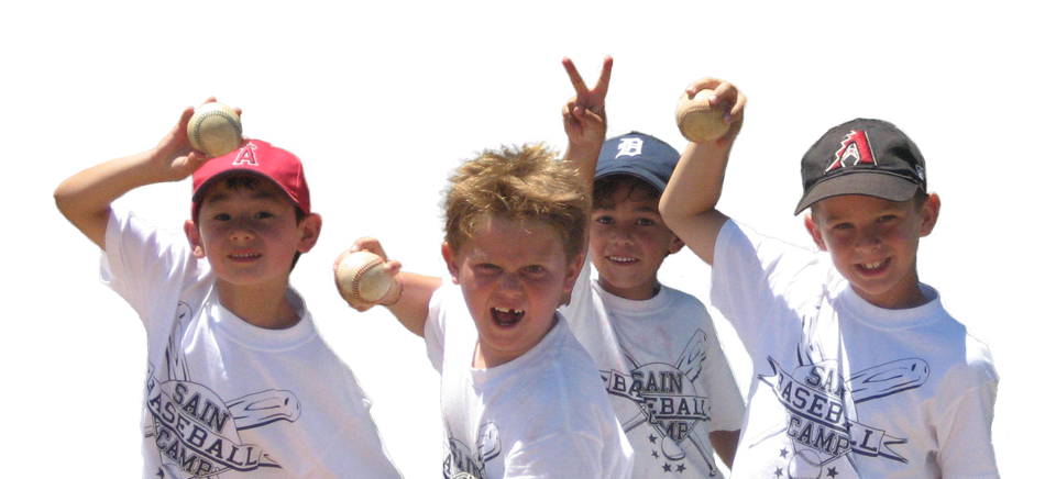 baseball players having fun